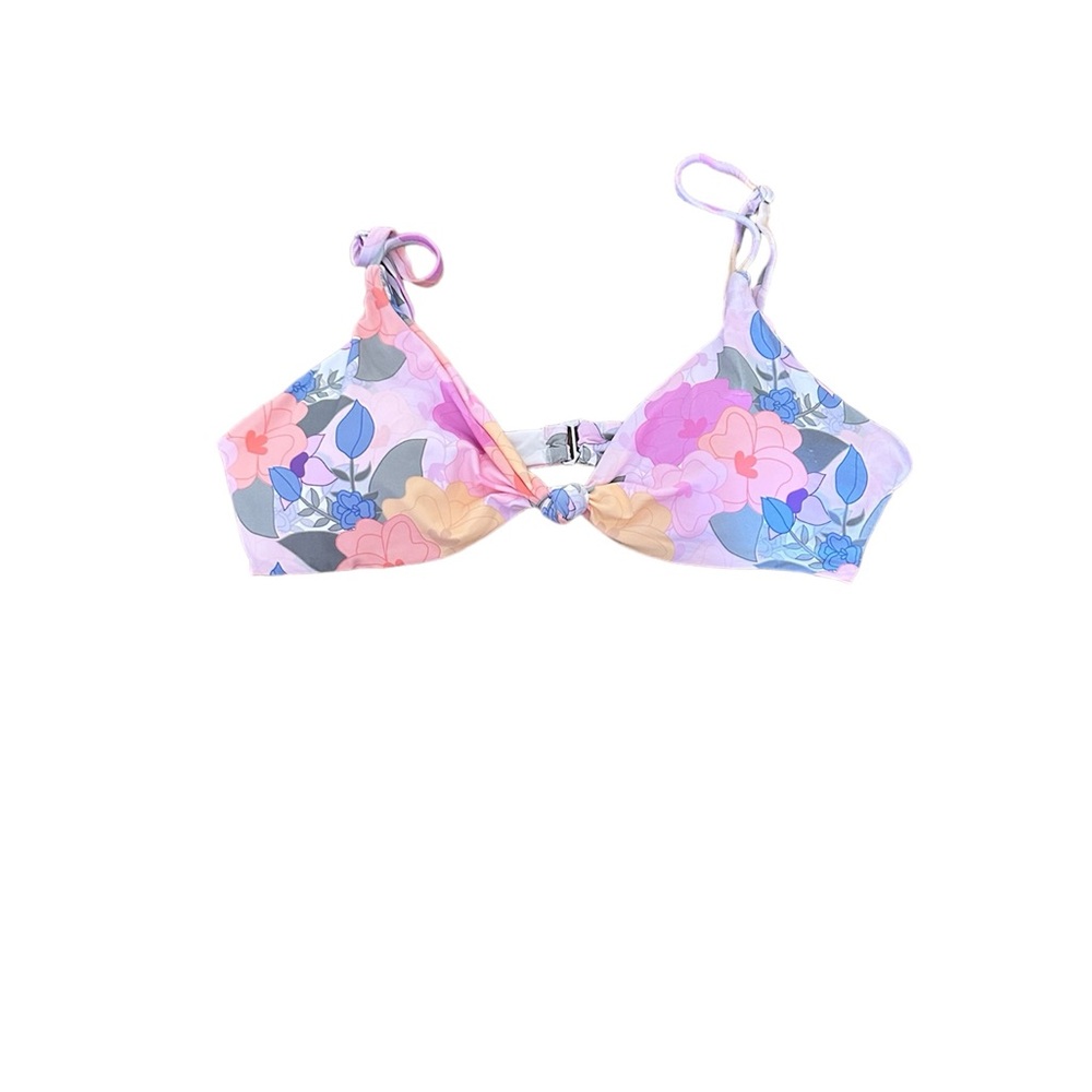 dip and daisies‎ floral bikini top: NWT